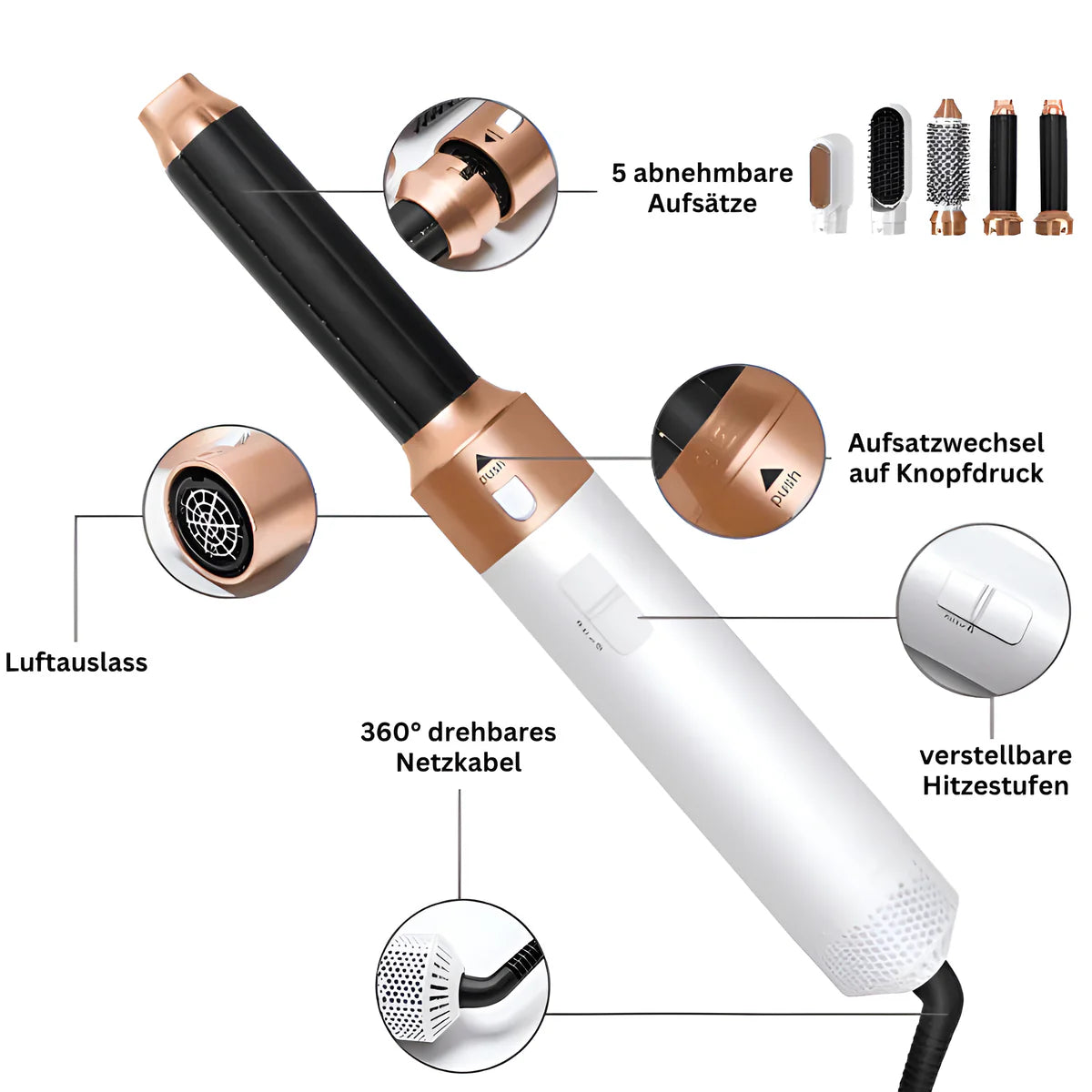 5-in-1 Hairstyler von MyVelura | Nr. 1 Dyson-Alternative